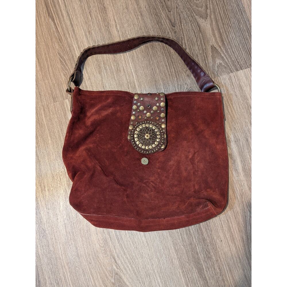 LeatherRock USA Suede Slouchy bag
